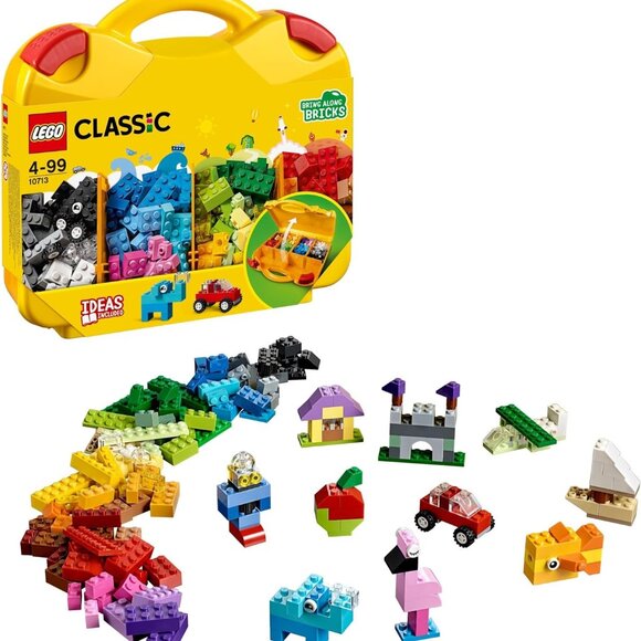 NEW LEGO Classic Creative Suitcase 10713 NEW Take Along Case 213 pieces Blocks b - Picture 9 of 9